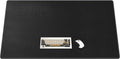 CENNBIE Leather Desk Pad Large, 55.1" x 27.5" Desk Mat Blotter Protector, Extended Non-Slip Mouse Pad, Waterproof PU Leather Desk mat for Desktop Office and Home (Black)
