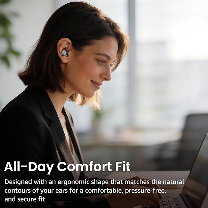 TOZO NC9 Hybrid Active Noise Cancelling Wireless Earbuds, 6 Mics ENC Clear Call, IPX8 Waterproof, in Ear Bluetooth 5.3 Headphones Stereo Bass Ear Buds 60H Playtime with LED Display 32 EQs via APP