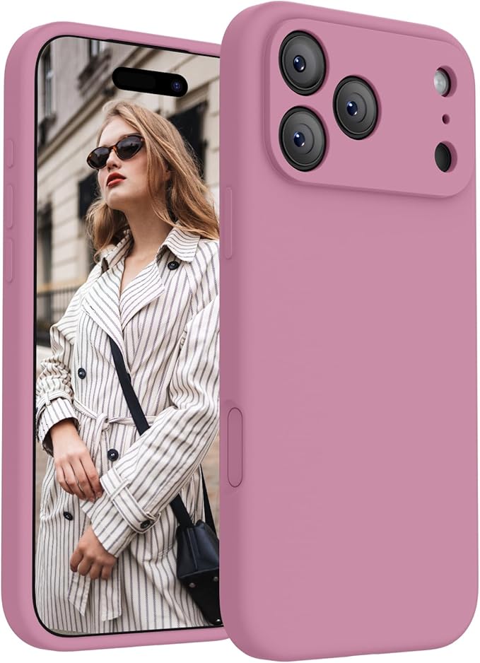 FireNova Magnetic for iPhone 17 Pro Max Case, Compatible with MagSafe, [Integrated Silicone Camera Control Button] [Camera Protection] Anti-Scratch Microfiber Lining Phone Case, 6.9", Lilac Purple