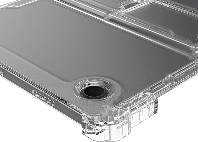 Clear Case for iPad mini 5 (2019) & iPad mini 4 (2015) with Pencil Holder & Kickstand Soft TPU Back Shockproof Transparent Cover [Corner Protection] for iPad mini 5th/4th Gen 7.9 inch,Clear
