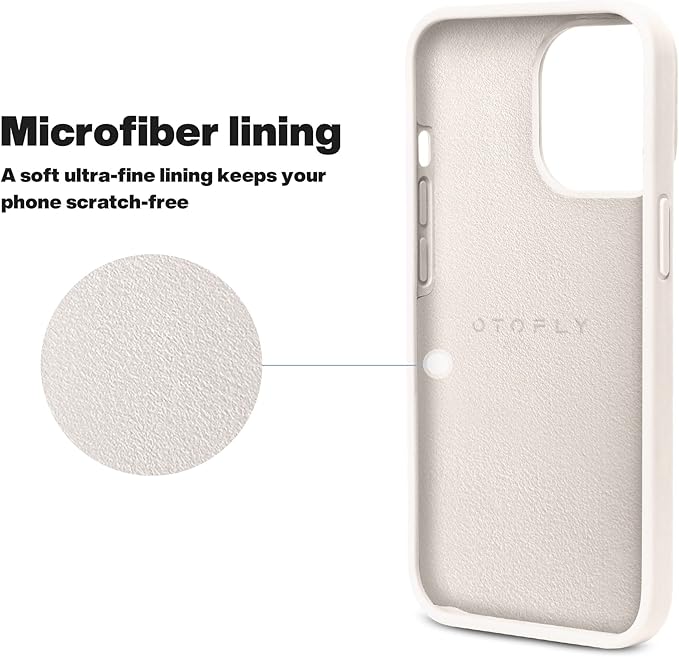 OTOFLY Designed for iPhone 13 Pro Max Case, Silicone Shockproof Slim Thin Phone Case for iPhone 13 Pro Max 6.7 inch (Stone) | Silicone, Shockproof, Slim, Thin