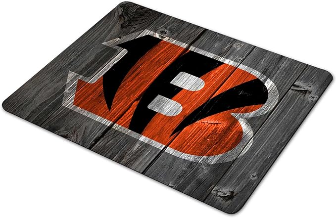 Wood Grain Design Sports Mouse Pad, Non-Slip Rubber Base Mousepad for Computers Laptop Desk, Gaming Mousepad Desk Accessories, Desk Mat Mouse Pad, Office Supplies - Mouse Pads for Desk