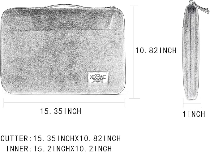 Kinmac 360° Protective Laptop Sleeve Case Bag Cover with Handle for MacBook Pro 16 inch,16 inch HP,Lenovo,Dell,ASUS,Acer Ultrabook and Business Laptop (Bohemian)