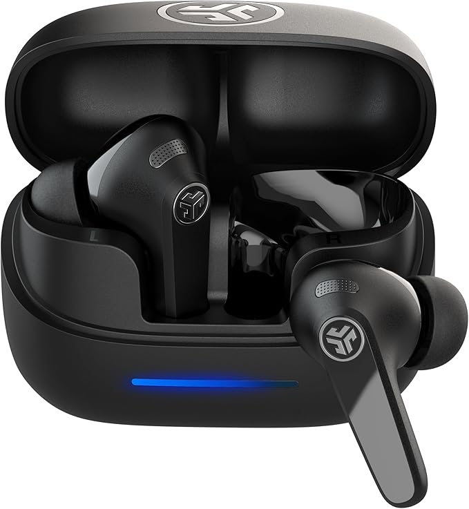 JLab, JBuds Pods ANC, True Wireless Earbuds, Active Noise Cancelling, Bluetooth Multipoint, Black