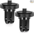 Tripod Mount Adapter for Gopro, Camera 1/4”-20 Tripod Mount for Insta 360/Gopro Hero/Sony Xiaomi yi Sjcam Action Cameras and Other Standard 1/4 Accessories
