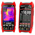 2 in 1 Thermal Imaging with 20000 Counts Multimeter Function Infrared Camera Pixels ISR256x192 Image Resolution 427x320 3.5 inch LCD -20℃ to 550℃ Temperature Range 15 Color Modes