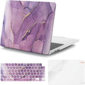 iCasso for MacBook Air 13 inch Case 2025 2024-2022 Release M4 A3240 M3 A3113 A2681 M2 with Liquid Retina Display, Hard Plastic Shell for Mac Air 13.6, TPU Keyboard Cover&Screen Protector, Purple