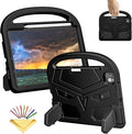 Kids Case for Apple iPad Air 11-inch M3 (2025) /M2 (2024) with Pencil Holder/Handle/Kickstand Lightweight Soft EVA Foam Shockproof Stand Tablet Cover for iPad Air 11" M3/M2, Black Bird