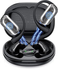 EUQQ Open Ear Headphones 80H Playtime- 2026 Bluetooth 5.4 Ear Earbuds Wireless with ENC Mic Noise Canceling,Lightweight Comfort,IPX7 Sweat Resistant,Adjustable Ear Hooks for Sports Running,Workout