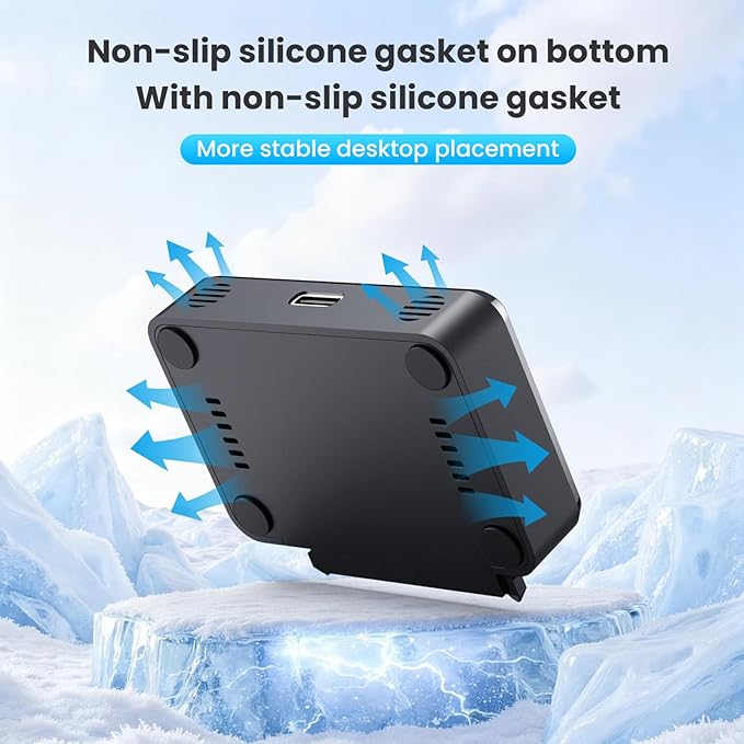 M2 NVMe SATA SSD Enclosure Hard Drive Reader USB 3.2 Gen 2 10Gbps External SSD Reader for 2.5" HDD SSD M.2 NVMe SATA (M Key&M+B Key),Support Sizes 2230 2242 2260 2280 22110