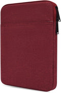 Tablet Sleeve Bag for 2025 11 inch iPad A16, 11 inch iPad Air M3 M4/ 10.9 inch iPad 10th/ Pro 11 M4, Galaxy Tab A8 10.5" Case Pouch, Fit Apple Smart Keyboard, Wine Red