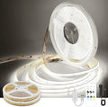 Pandery COB LED Strip Lights Cool White,24V Dimmable led Light Strip KIT with Remote and app Control,6000K 65FT/20m 8mm Wide Ra>90 Cuttable Flexible Strip Lights for Bedroom,Shelf,Cabinet