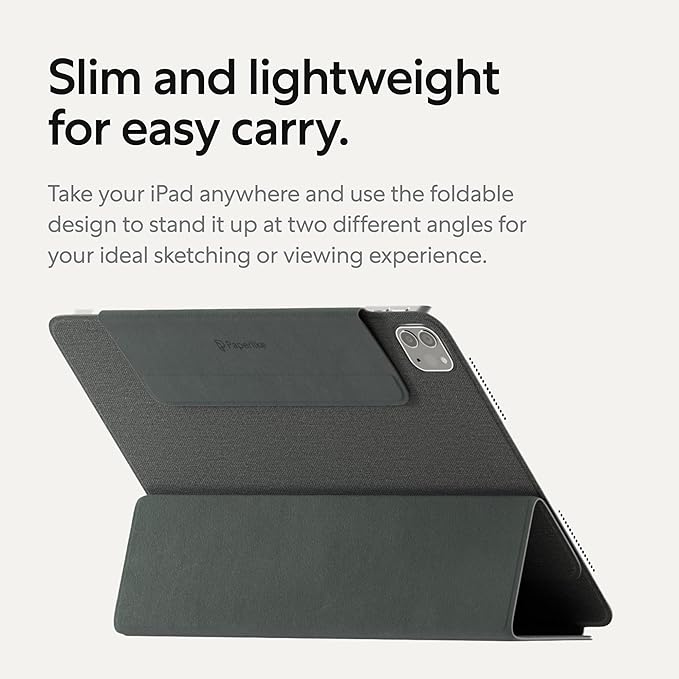 Paperlike® Folio Case for iPad Pro 13 inch (M5 / M4) - Magnetic, Lightweight, Slim, Protective case with Apple Pencil Charging, auto Sleep/Wake