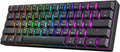 HK GAMING GK61 SE 60% | Mechanical Gaming Keyboard | 61 Keys Multi Color RGB LED Backlit for PC/Mac Gamer | US Layout (Black, Mechanical Black)