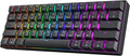 HK GAMING GK61 SE 60% | Mechanical Gaming Keyboard | 61 Keys Multi Color RGB LED Backlit for PC/Mac Gamer | US Layout (Black, Mechanical Brown)