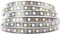 BTF-LIGHTING WS2812B IC RGB LED Strip,UL Listed,Pure Gold Wires,DC5V 16.4FT 300LED 5050SMD,Individually Addressable,Flexible for DIY Chasing Full Color Project,IP67(No Adapter or Controller)