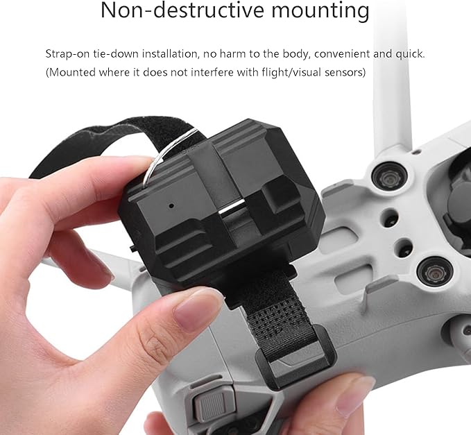 Airdrop System Compatible with DJI Mini 4 Pro/Mini 3/Mini 3 Pro/Mini 2/Mini SE Drone Payload Dropper Release Dropping System Delivery Transport Device Thrower for Fishing Line Dropper,Wedding,Rescue