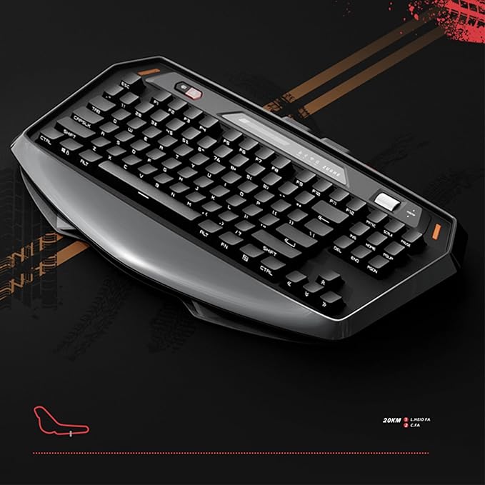 ZORNHER MAX870 Wireless Mechanical Gaming Keyboard,80% Black Custom Creamy Sound Keyboard with Shine Through PBT Keycaps,Pre-lubed Linear Switches,Hot-Swappable,RGB Backlit,2.4GHz/USB-C/BT5.0