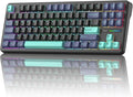 Aula F87 Pro Wireless Mechanical Keyboard, 87-Key TKL Tri-Mode (BT5.0/2.4G/USB-C), Hot Swappable Gasket Mount Keyboard, 4000mAh Battery, RGB Backlit PBT Keycaps Custom Gaming Keyboard for PC Mac