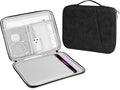 DTTO Tablet Sleeve Bag for New 13 Inch iPad Pro M4/iPad Air M2 2024, 12.9 Inch iPad Pro 6/5/4/3, 12.4 Inch Galaxy Tab S8+/S9+/S9 FE+, Surface Pro 9/8, Waterproof Travel for iPad Case Bag, Black