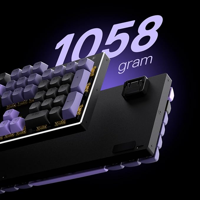 Redragon K556 HE Rapid Trigger Gaming Keyboard, 100% 104 Keys Wired Mechanical Keyboard w/Hyper-Fast Actuation, Dedicated Hall Effect Magnetic Switch, 2-Layer Noise Dampening, Original Aluminum Base