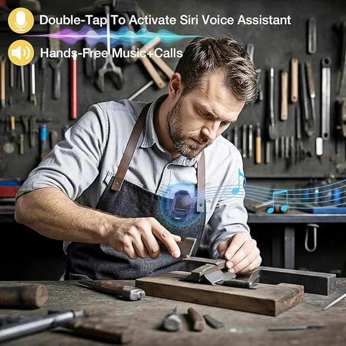 INFURTURE Wearable Bluetooth Speaker Clip on Speaker with RGB/Flashlight Shower Speake Built-in Noise Reduction Mic, Bathroom Speakers for Hands-Free Music/Calls-for Work/Riding/Outdoor, Ideal Gifts
