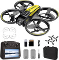 Drone with HD Camera 4.5inch Screen Controller, Under 250g Mini RC Quadcopter Headless Mode One-Key Takeoff/Landing Optical Flow Positioning M23 Drones with 2 Batteries for Adult Beginners (Black)