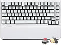 Hexgears X2 TKL Wireless Mechanical Gaming Keyboard with Magnetic Wrist Rest, Dual-Mode 2.4GHz/USB-C Ergonomic Keyboard, Pre-lubed Linear Switches, White LED Backlit Computer Gaming Keyboards
