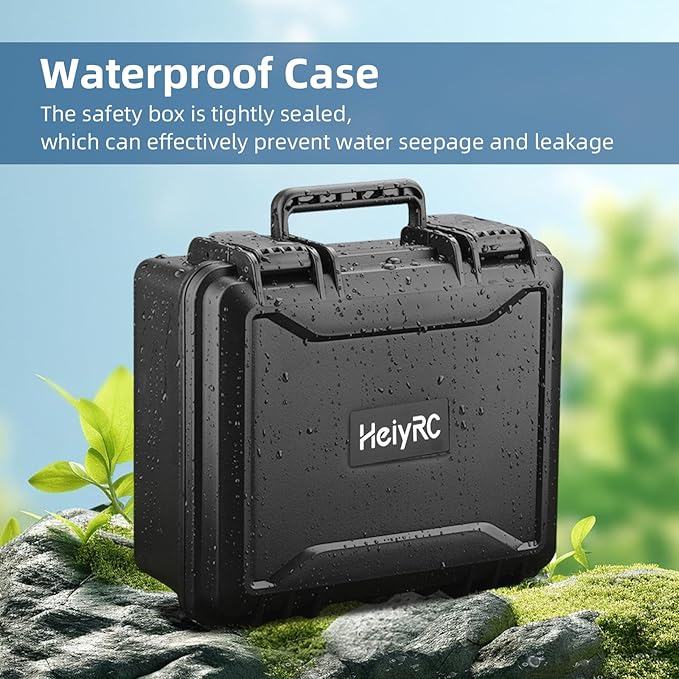 HeiyRC Mini 2 SE 4K Case, Waterproof Carrying Hard Case Hardshell Portable Travel Box for DJI Mavic Mini 2 SE/4K/2 Fly More Combo for Specta Drone Accessories