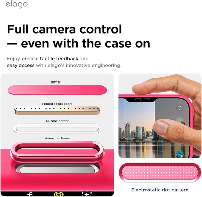 elago for iPhone 17 Case, Premium Magnetic Silicone Case, Compatible with MagSafe, Liquid Silicone Material, Protective Cover, Shockproof, Slim Phone, 6.3 inch (Ice Red)