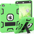 CCMAO iPad mini 5 Case 2019, iPad mini 4 Case 2015, Heavy Duty Shockproof Hybrid Protective Cover for iPad mini 5th/4th Generation 7.9 inch, Green+Black