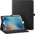Fintie Case for iPad Pro 9.7 Inch 2016 Release Tablet- [Corner Protection] Multi-Angle Viewing Folio Smart Stand Back Cover with Pocket, Pencil Holder, Auto Wake/Sleep, Black