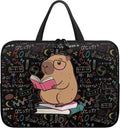 Capybara Formula 10 Inch Laptop Sleeve Protective Laptop Case Tote Bag with Zipper for Women Men Handbag Tablet Carrying Case Shoulder Bag for Business Travel Back to School Supplies