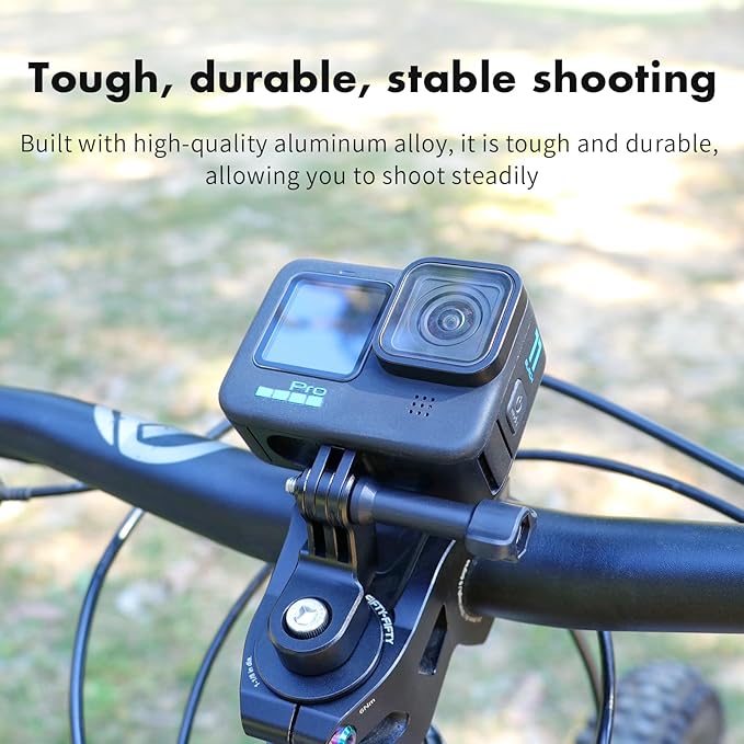 SEASKY H2-A Aluminum Alloy Bicycle Bike Headset Handlebar stem Mount Holder Center mounting for Gopro Hero 13 12 11 10 9 DJI Action 5 Pro 4 3 insta360 Ace Pro 2 Sports Action Camera Accessories