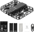 HOVERAir X1 Drone with Camera, Follow-me Drone with Self-Flying Mode, Foldable Mini Drone with HDR Video Capture, Palm Takeoff, Intelligent Flight Paths, Hands-Free Control Black (Combo Plus)