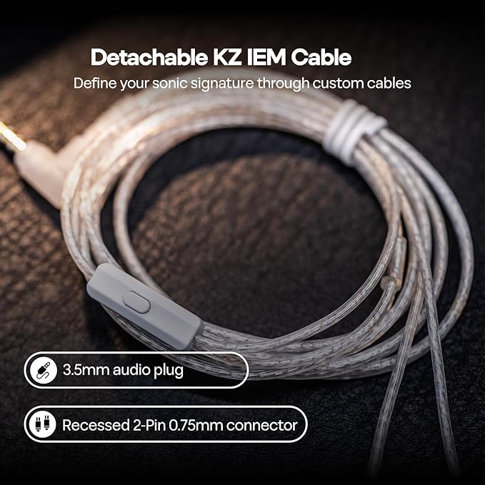 KZ AS16 PRO X in Ear Monitor, 16BA HiFi Wired Earbuds, Professional IEM Earphones with Precision Electronic Crossover, Sparkling Diamond-Like Design for Musician Audiophiles (No Mic)