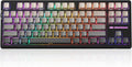MageGee LIGHT87 Wireless Creamy Keyboard, Gasket Structure, RGB Backlit, 2.4G/USB-C/BT5.0 Hot Swappable Mechanical Gaming Keyboard for Win/Mac/PC, 8000mAh Battery, Side Printed PBT Keycaps, Black