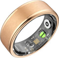 Smart Ring for Women Men,Fitness Ring with 24/7 Activity Tracking,Stress,Sleep Monitoring,No APP Subscription Fees,Compatible with iOS & Android, HarmonyOS Rose Gold, 11#