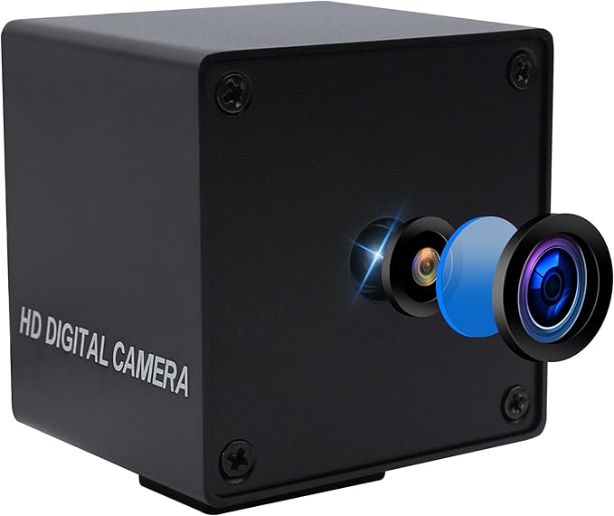 MMlove 8K USB Camera 48MP Webcam 4K 30FPS High Speed Autofocus Lightburn Camera with 70 Degree No Distortion Lens Industrial Security Wabcam for Skype/Zoom/FaceTime/Hangouts,PC/Laptop/Raspberry Pi