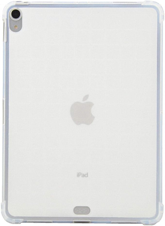 Case for iPad Air 11 inch M2 (2024) & iPad Pro 11 inch 4th/3rd/2nd/1st Gen (2022/2021/2020/2018) & iPad Air 5th/4th Gen 10.9" (2022 & 2020) Translucent Frosted Clear TPU Back Cover, Clear