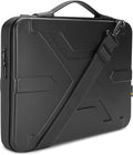 KIZUNA Laptop bag Case 15 Inch Shockproof EVA Hard Shell Handle Sleeve For MacBook Pro 16 M4 M3 M2/15 Lenovo IdeaPad 3i /15.6" Dell XPS 15/IdeaPad Slim 3i 14"/15" IdeaPad Gaming 3i,Black