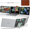 Blackview DCM8 Triple Laptop Screen Extender,15.6" 1080P FHD IPS Portable External Screen,Two Cable USB C Travel for 14-17'' Laptop,Plug & Play Compatible with Windows/Mac/Chrome OS/Mobile Devices