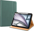 VIKESI Case for iPad Air 13 inch (M4) 2026 / (M3) 2025 / (M2) 2024,Premium Leather Folio,Apple Pencil Holder,Auto Sleep/Wake,Stand Cover - Pine Green