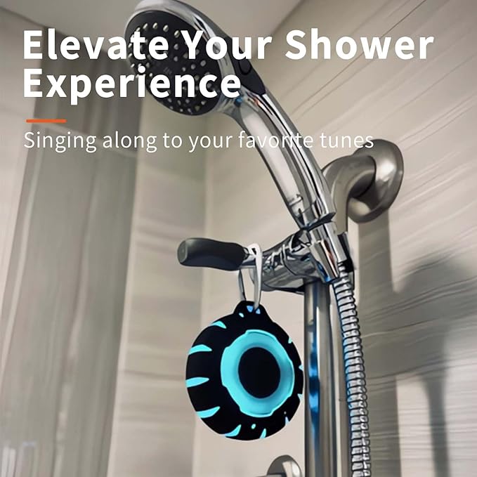 HEYSONG Bluetooth Shower Speaker + Waterproof Beach Bag – Rugged & Ready for Any Adventure