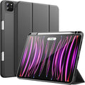 JETech Case for iPad Pro 11 Inch 2022/2021/2020 Model (4th/3rd/2nd Generation), with Pencil Holder, Support 2nd Pencil Charging, Slim Tablet Cover with Soft TPU Back, Auto Wake/Sleep (Space Gray)