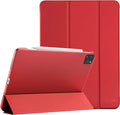 ProCase Smart Case for iPad Pro 12.9 2022/2021/2020/2018, Slim Stand Hard Back Shell Smart Cover for iPad Pro 12.9" 6th Gen/5th Gen/4th Gen/3rd Gen -Red