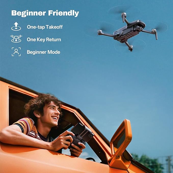 Bwine F7MINI SE GPS Drones with Camera for Adults 4K, Only 238g, 70-Mins Flight Time, TOF, 9842ft Long Range, Auto Return, Follow Me, Circle & Waypoint Fly - Ideal for Beginners and Aerial Lovers