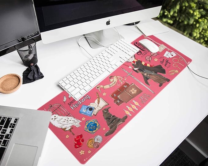 Grupo Erik XXL Mouse Pad Harry Potter Gifts | Gaming Desk Mat 31.5 x 13.8 inches Non-Slip Rubber Mat, Keyboard & Mouse Mat Large | Gaming Gifts Gamer