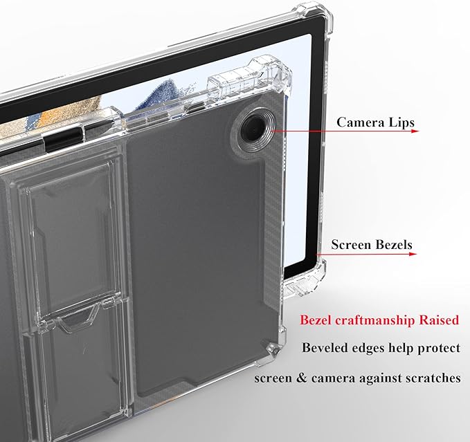 Clear Case for iPad mini 5 (2019) & iPad mini 4 (2015) with Pencil Holder & Kickstand Soft TPU Back Shockproof Transparent Cover [Corner Protection] for iPad mini 5th/4th Gen 7.9 inch,Clear