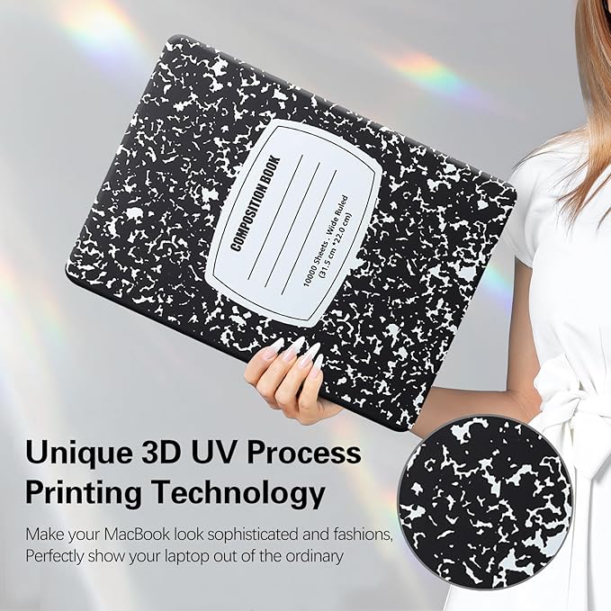 Funut for MacBook Pro 13 inch Case 2025 2024-2016 Release M2 M1 A2338 A2251 A2289 A2159 A1989 A1708 A1706, Plastic Laptop Hard Shell & Keyboard Cover for 13 inch MacBook Pro Case, Notebook